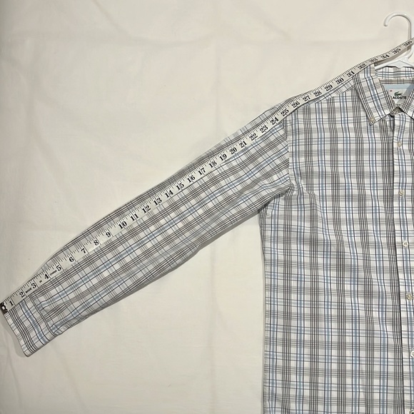 Lacoste Plaid Button Up - Picture 8 of 9